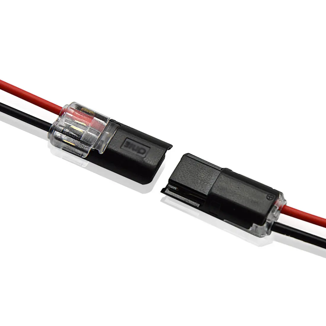 2pin 10 шт. вставной пружинный замок провода разъем для 22-20AWG провода быстрого сращивания соединительный кабель обжимные клеммные блоки