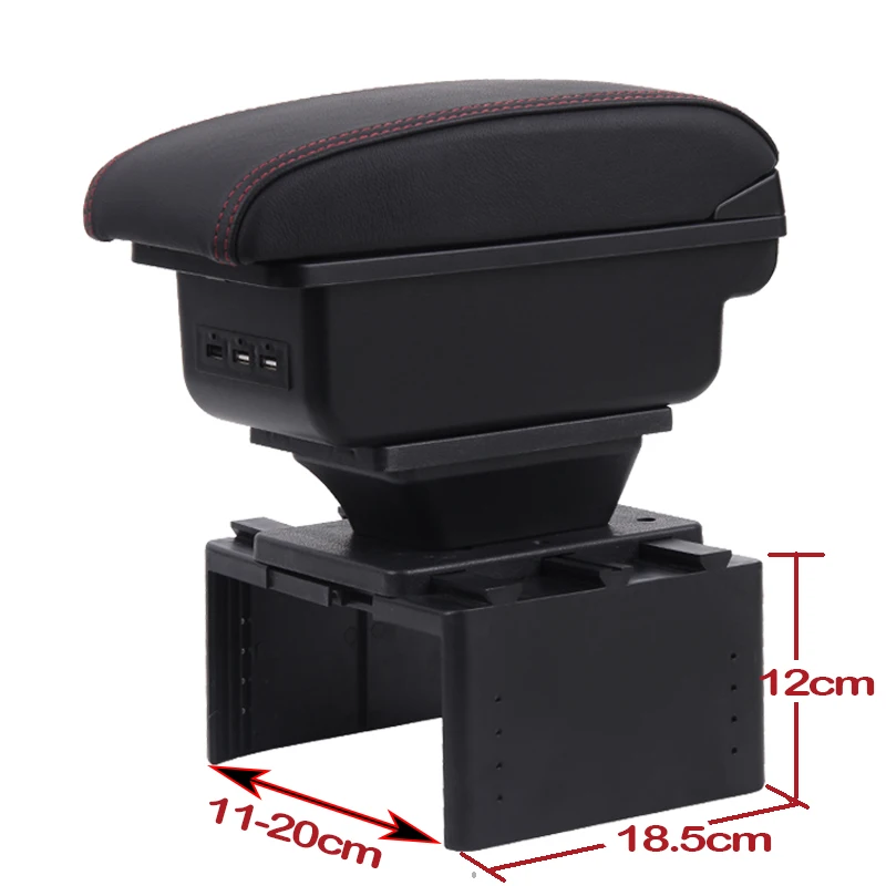 Подлокотник кожаный для автомобиля центральный подлокотник с интерфейсом