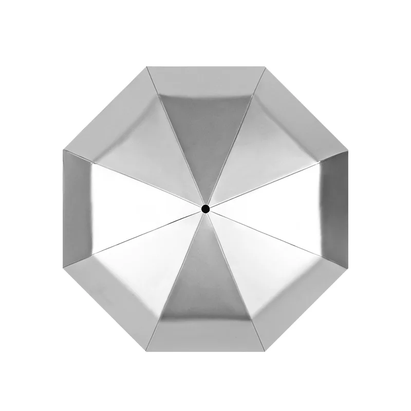 

Creative fully automatic parasol upf50 plus titanium silver glue anti-UV female uv umbrella small portable umbrella