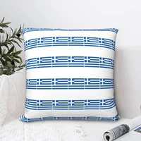 greek national flag square pillowcase cushion cover cute zipper home decorative polyester for car simple 4545cm