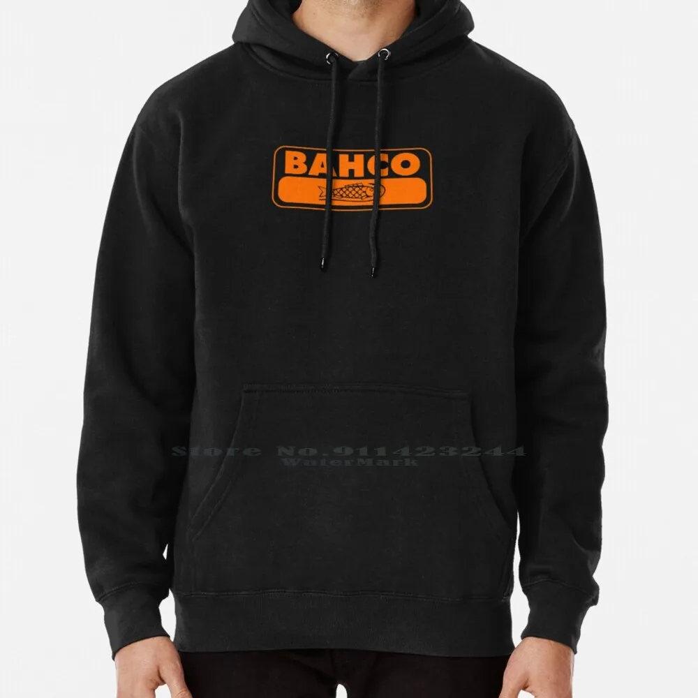 

Bahco Tools Orange Fish Logo Design Hoodie Sweater 6xl Cotton Bahco Tools Fish Hook Logo Brand Swedish Sweden Company