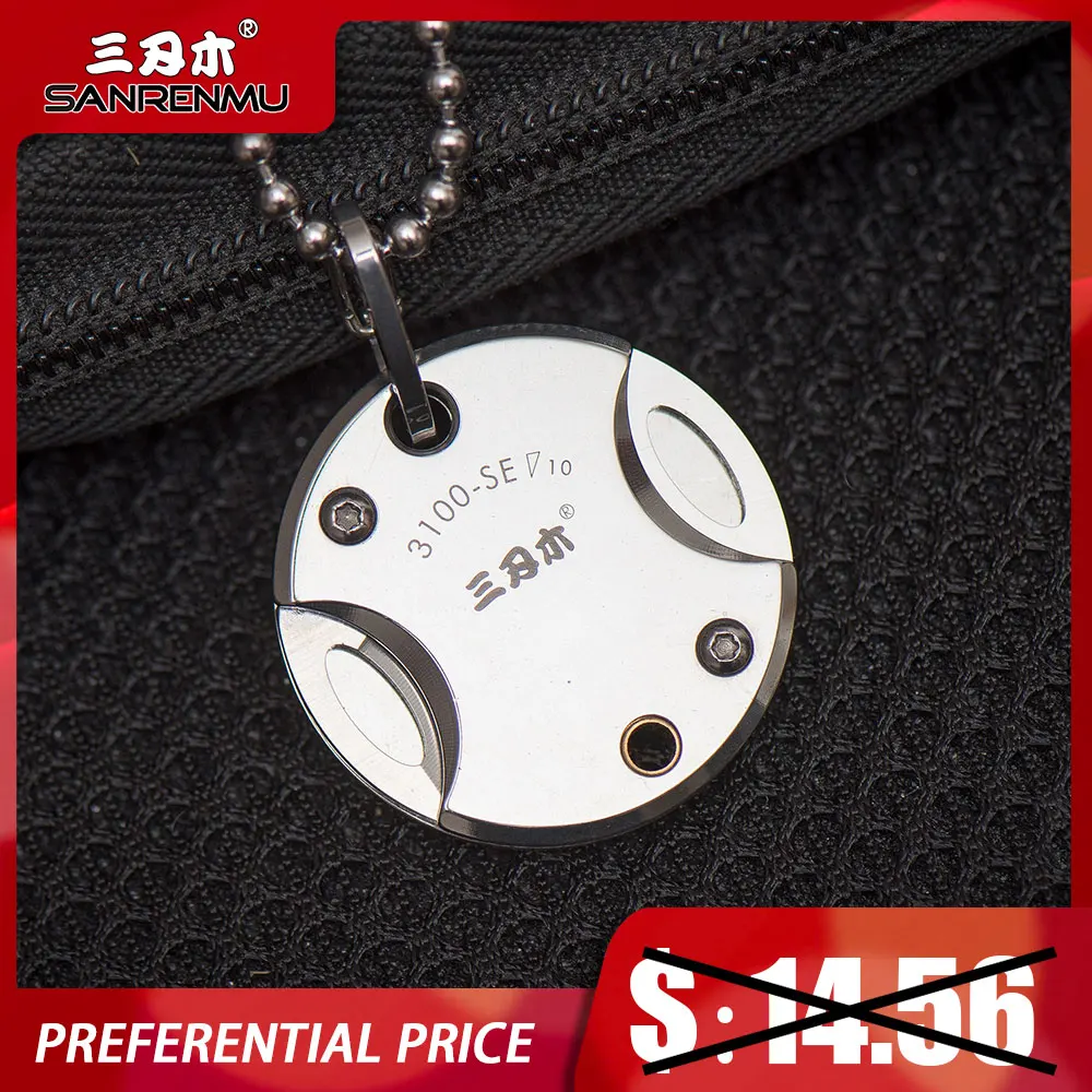 

Искусственное карманное ожерелье Sanrenmu 3100, функциональное ожерелье с ножом, спасательные инструменты для повседневного использования, изыс...