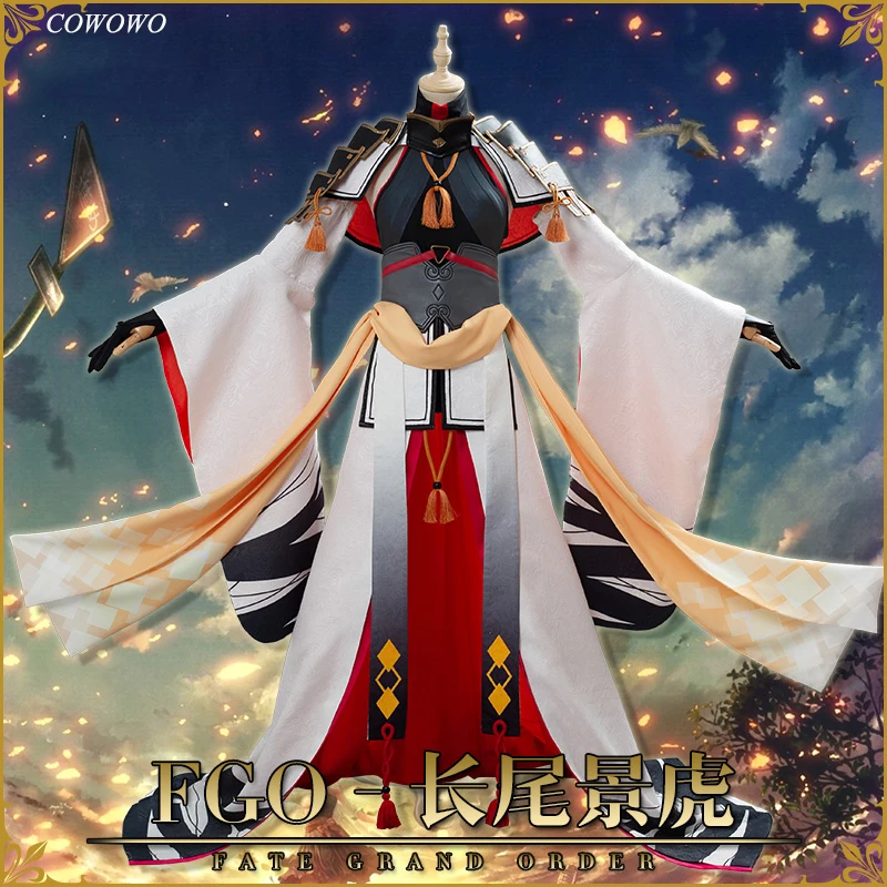 Аниме! Fate/Grand Order Nagao Kagetora боевой костюм униформа Косплей Костюм Хэллоуин наряд