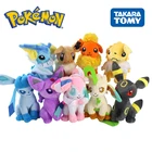 10 видов стилей TAKARA TOMY Pokemon Original Eevee мягкая плюшевая кукла аниме игрушки для детей Хэллоуин Рождественские подарки