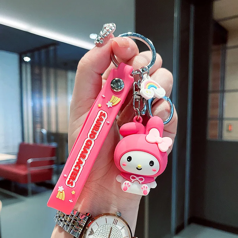 

Модный милый мультяшный брелок для ключей, Креативные Куклы Аниме кот для женщин, детский брелок с подвеской для сумки, аксессуары, очароват...