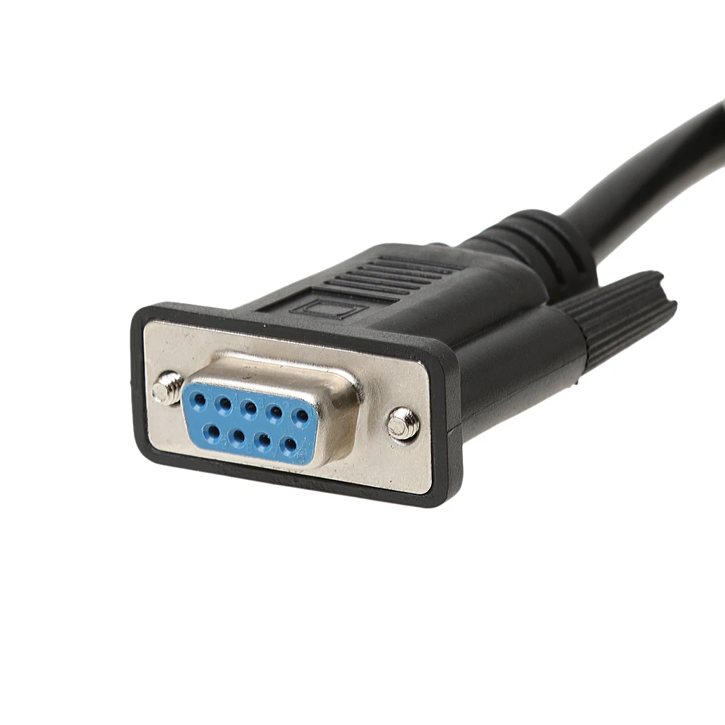 OBD2 16Pin к DB9 9pin последовательный порт RS232 Кабель адаптер автомобильный