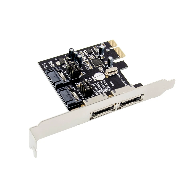Плата расширения PCIE ESATA SATA III PCI E до SATA3.0 6 ГБ/сек. Express адаптер ASM1061 для ПК|Платы