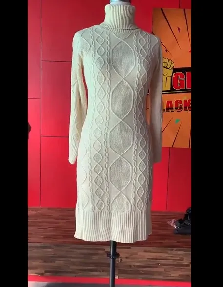 Вязаный роскошный свитер для женщин женский Повседневный джемпер с длинным