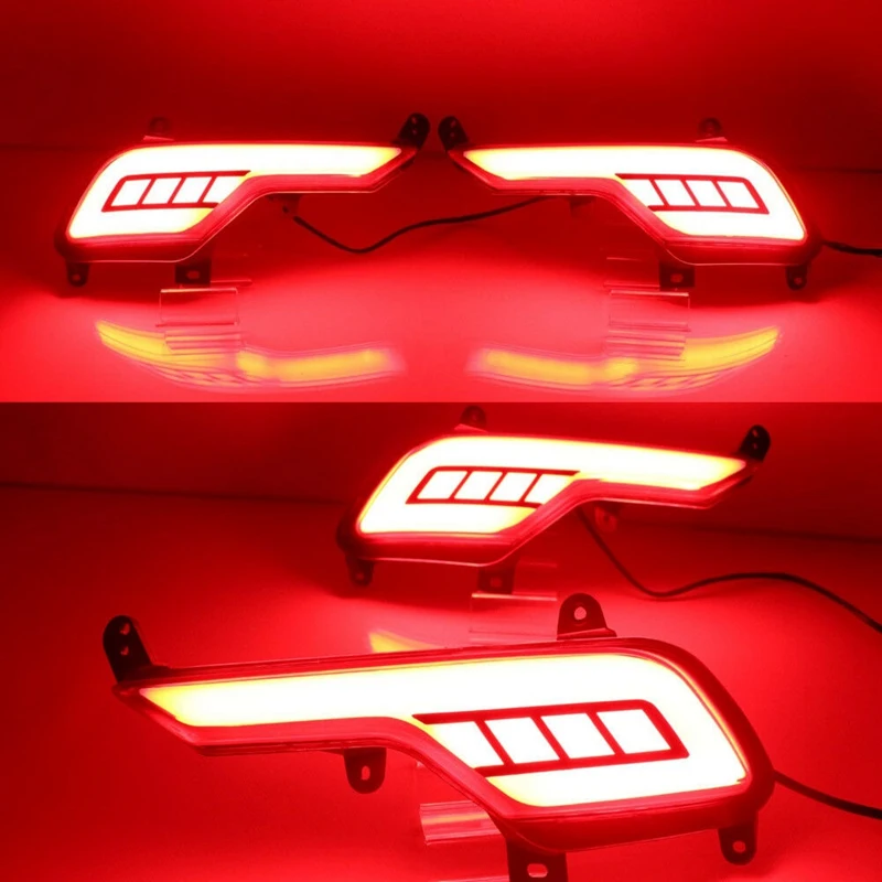 JSP стиль красный светодиодный задний противотуманный фонарь тормозной для 2017 Up
