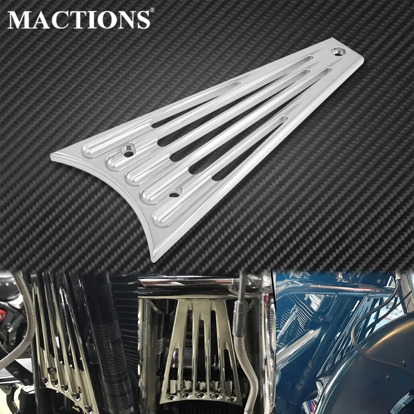 

Motorcycle Chrome Frame Grill Cover CNC Radiator Engine Guard Protector For Harley Touring Electra Street Glide Road King 09-13