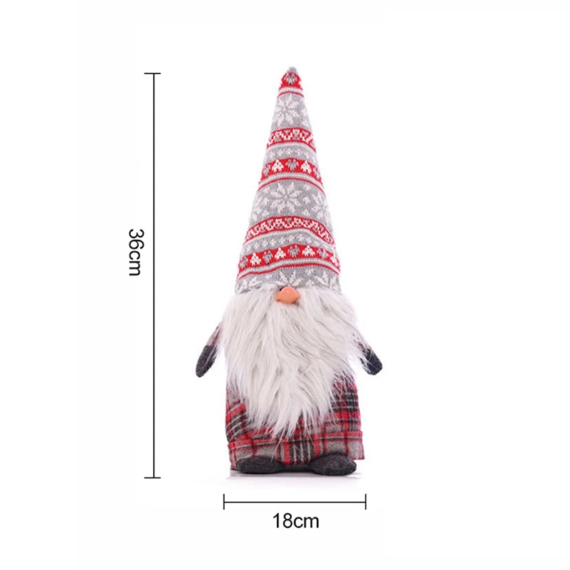 

2020 DIY Christmas Santa Claus Dolls Decor Standing Figurine Xmas Trees Forest Christmas Gifts Toys Ornaments Home Decorations