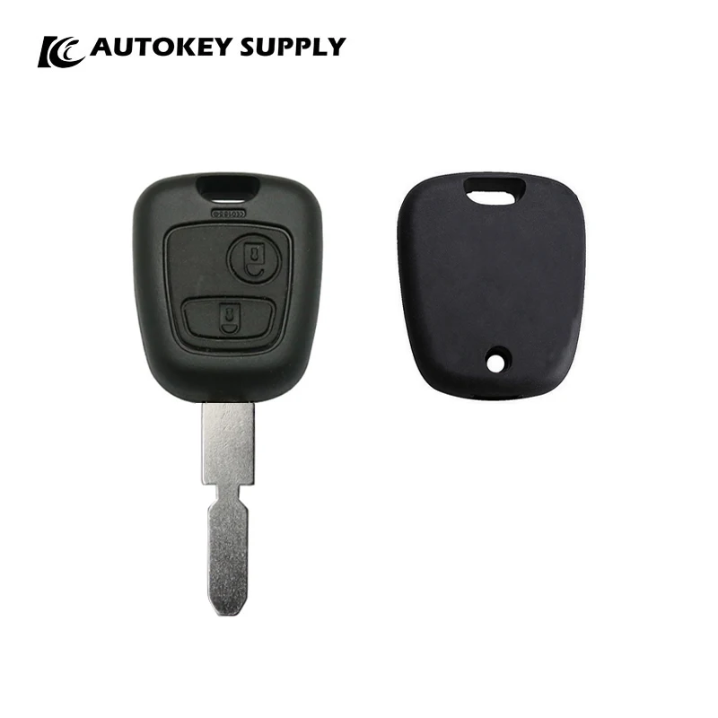 For /Citroen/Peugeot 2 Button Remote Key Shell &quotNo Logo&quot Autokeysupply AKPGS220 |