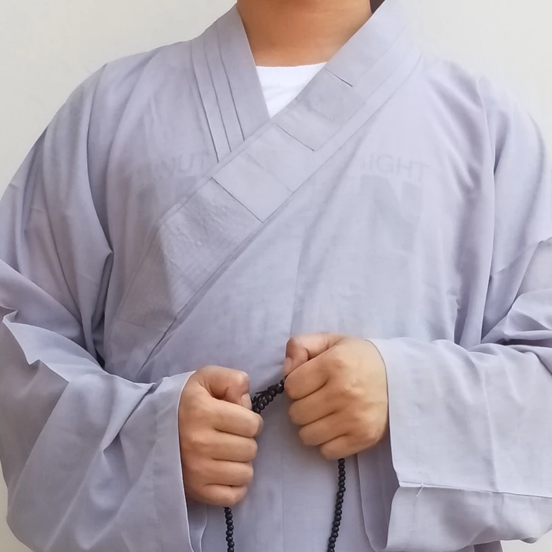 Флуоресцентная Мужская одежда традиционная буддийская монах летняя униформа |