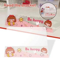 cute cartoon acrylic phone tablet holder stand for girls women for book reading 25x20cm xh8z