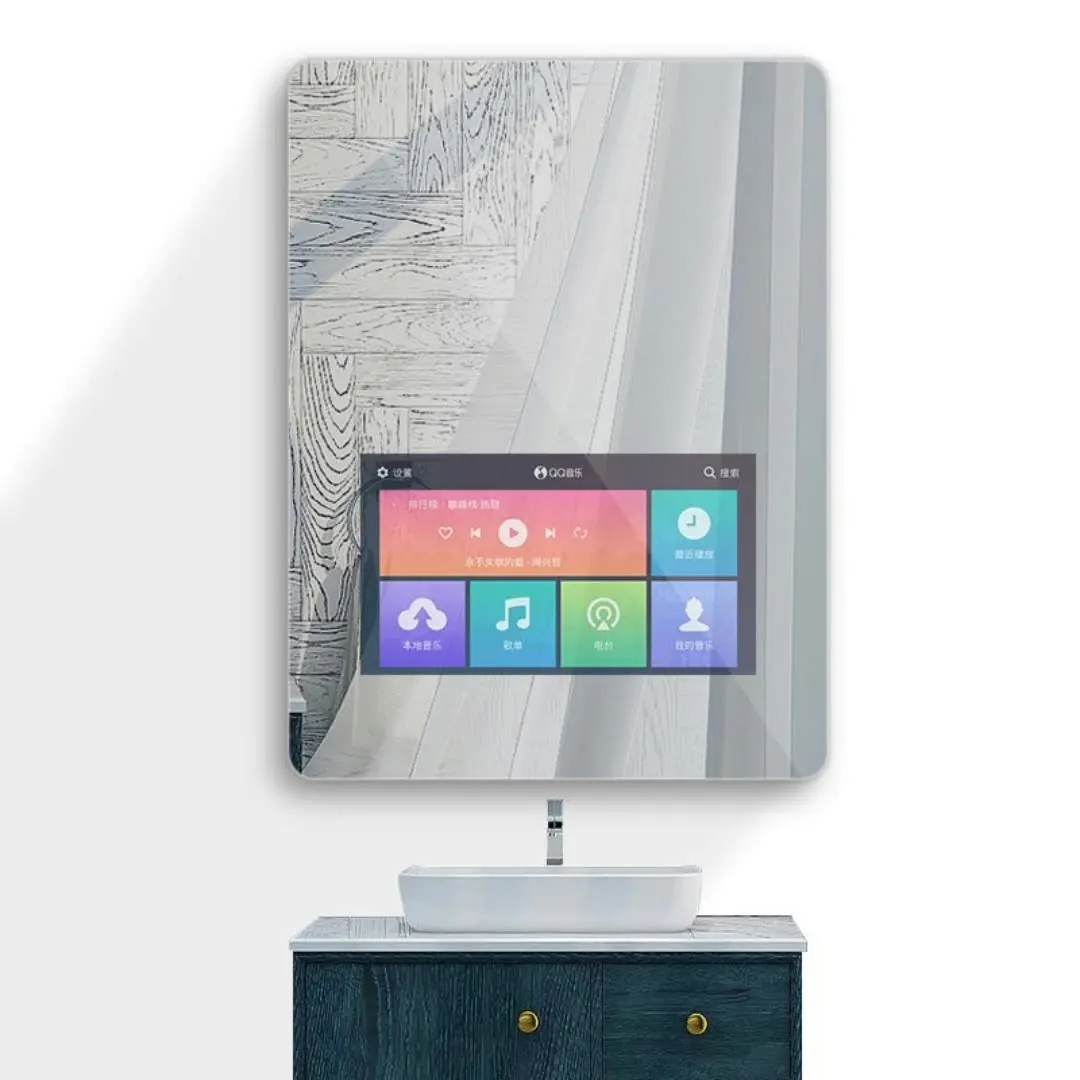 

Touch Screen Smart Tv Mirror Android System Waterproof Tv Magic Mirror