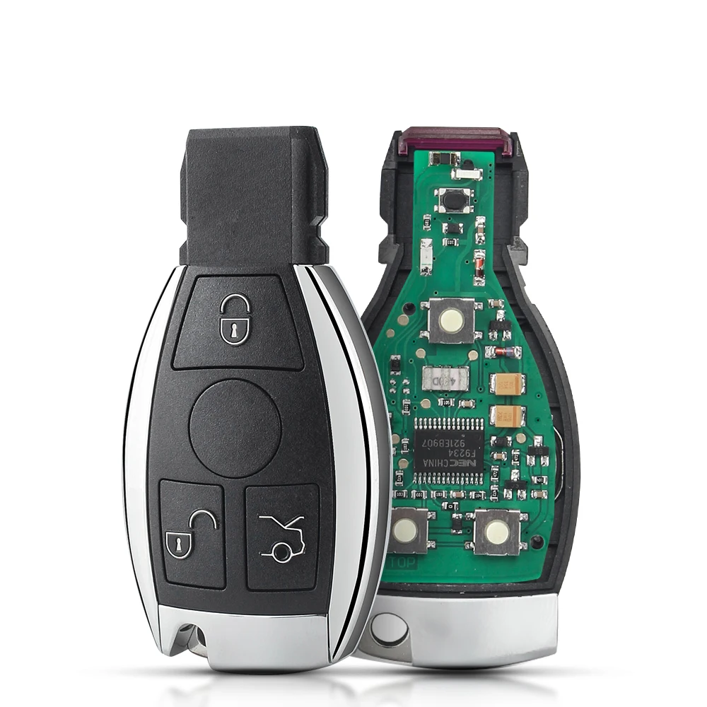 

KEYYOU умный телефон для Mercedes Benz A B S E Class с поддержкой BGA и NEC Chip 315/433.92 МГц 2/3 кнопок