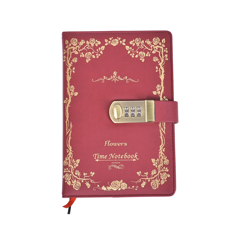 Замок с паролем Многофункциональный блокнот A5 Ретро креативная Записная книжка