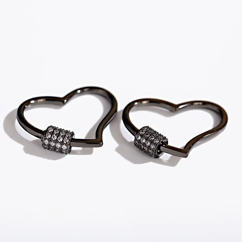 

DIY pendant spiral buckle jewelry making supplies love creative screw buckle accessories handmade jewelry gold and silver parts