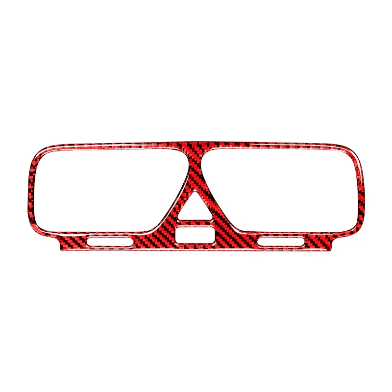 

Carbon Fiber Center Air Vent Cover Trim for Scirocco 2009 2010 2011 2012 2013 2014 2015 2016 (Red)