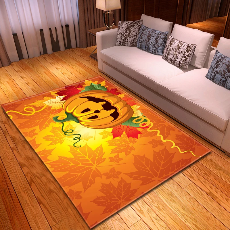 Нескользящий коврик для гостиной на Хэллоуин вечерние напольные коврики с