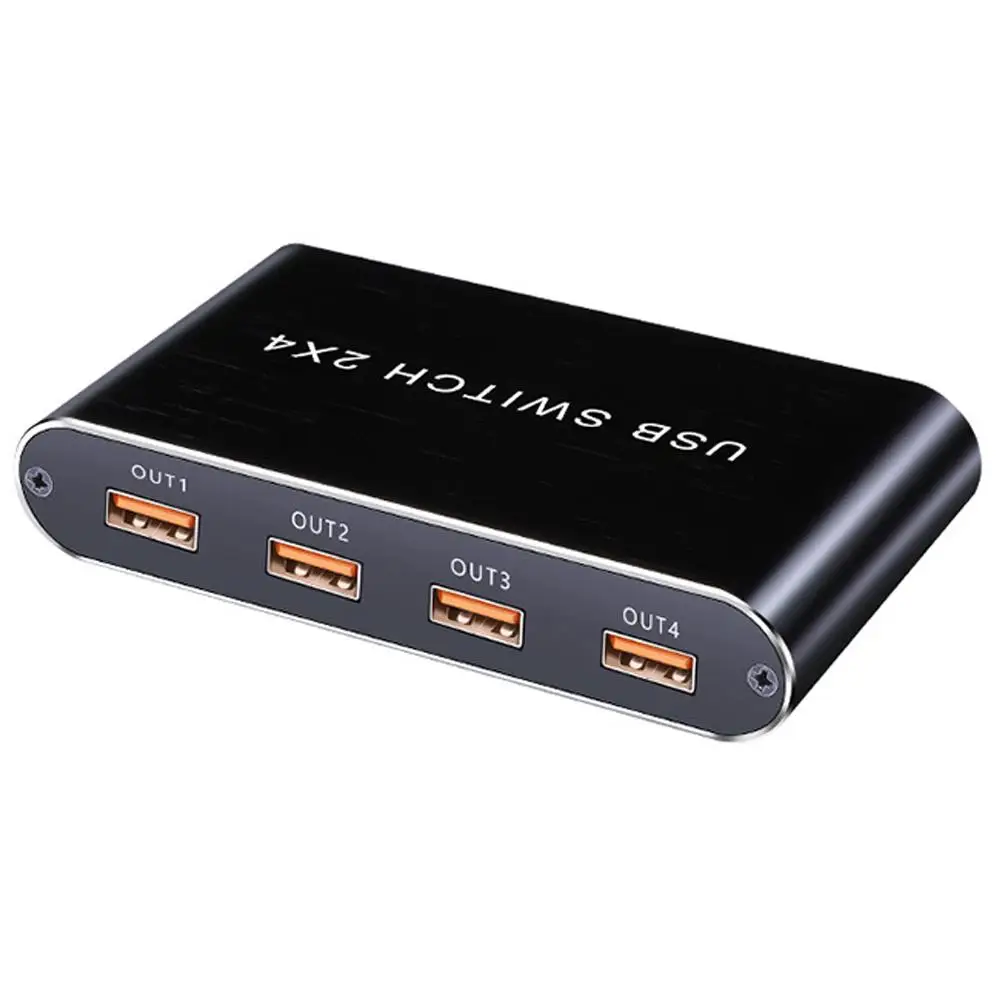 USB хаб 2X4 с 4 портами 2 0 функцией обмена памятью для принтера монитора сканера
