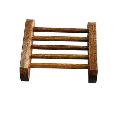 

Practical Hollow Out New Design Handmade Wooden Bathroom Toilet Office Soap Dish Sink Sponge Holder Bath Soap Holder