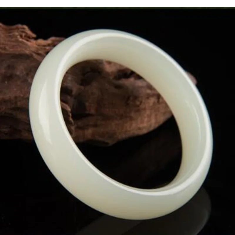 Оптовая продажа натуральный афганский белый браслет с нефритом Jewely Lucky изгнание