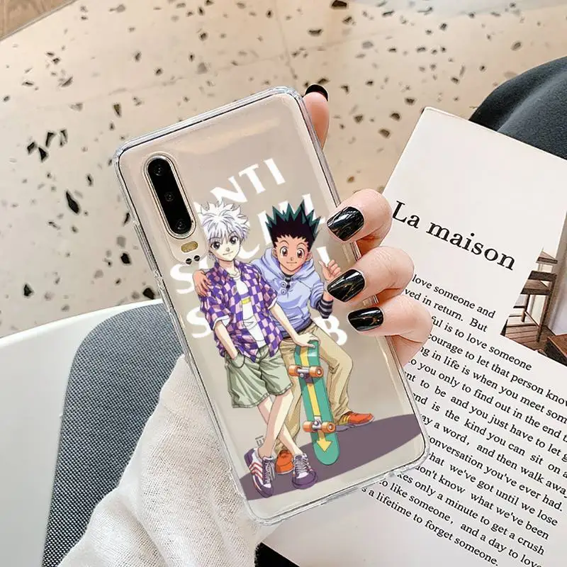 

HUNTER x HUNTER 1 Phone Case Transparent for Samsung A71 S9 10 20 HUAWEI p30 40 honor 10i 8x xiaomi note 8 Pro 10t 11