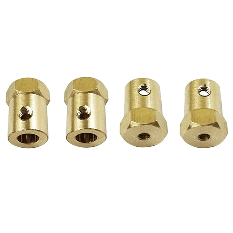 

8PCS 5mm to 12mm Brass Combiner Wheel Hub Hex Adapter for WPL D12 C14 C24 B14 B24 B16 B36 MN D90 MN99S RC Car Parts