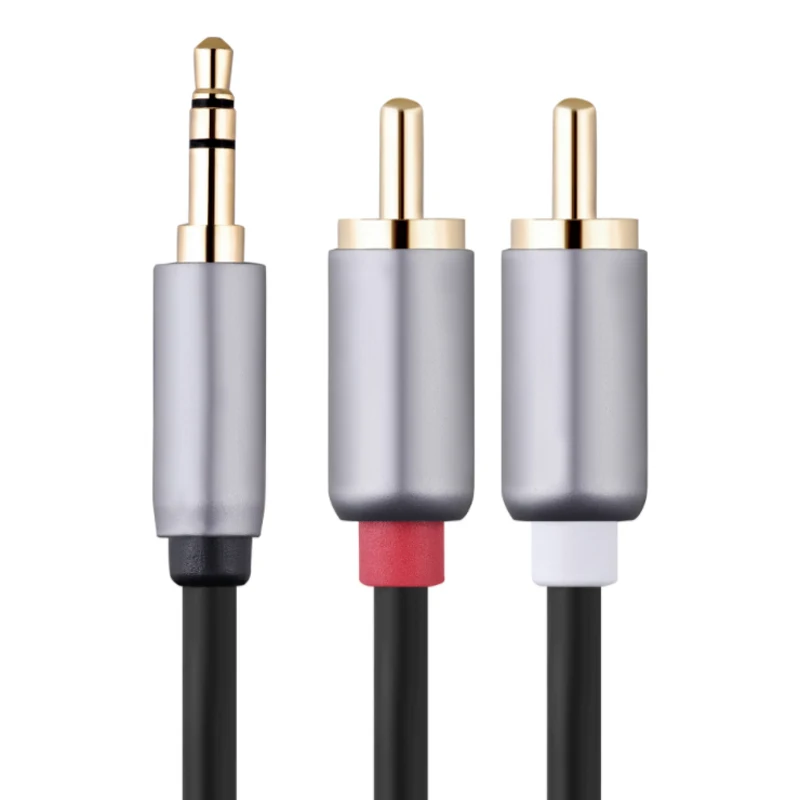 RCA кабель HiFi стерео 2RCA до 3 5 мм аудио AUX Jack Y сплиттер для усилителей домашний