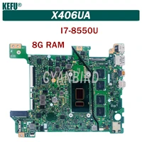 x406ua original motherboard is suitable for asus vivobook s406 s406u v406u x406u x406uar laptop motherboard with i7 8550u 8g ram