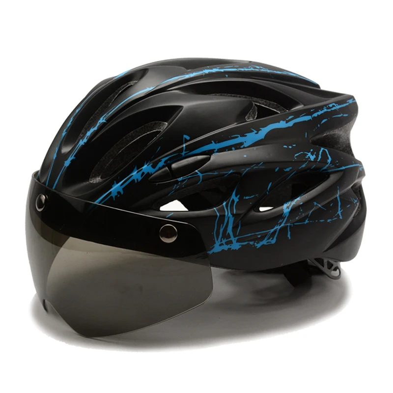 Велосипедный шлем ультралегкий защитный для горных и шоссейных