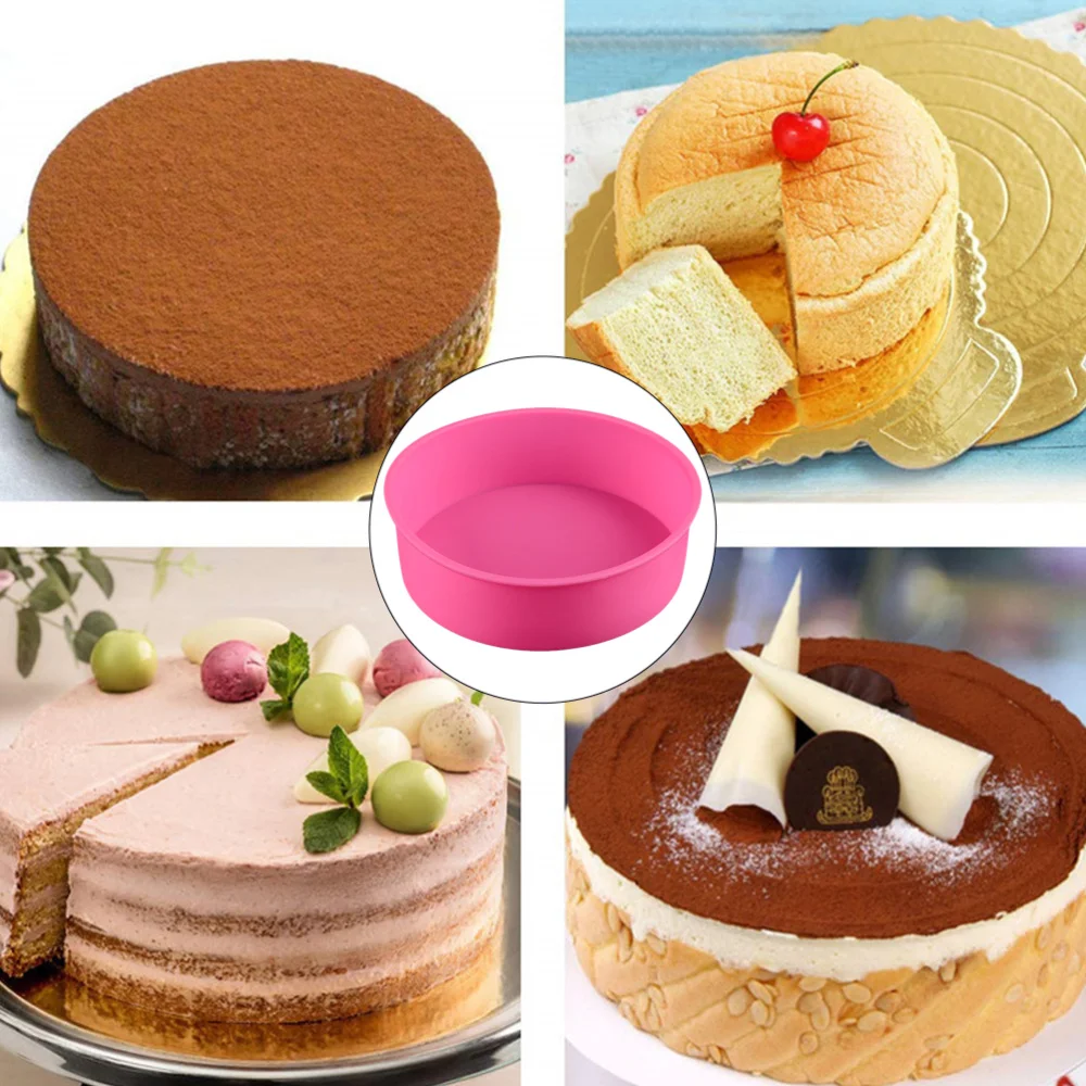 

Bakeware Round Silicone Baking Pan Baking Pan Cake Baking Mold Pancake Bakeware