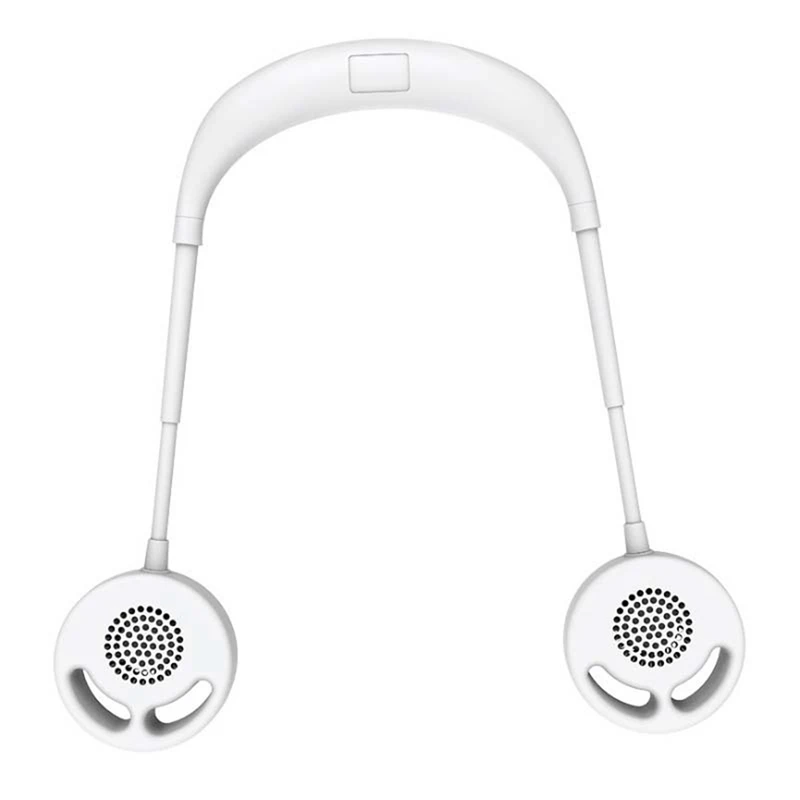 2 комплекта 2000 MAh USB вентилятор Bladeless подвесной перезаряжаемый мини спортивные