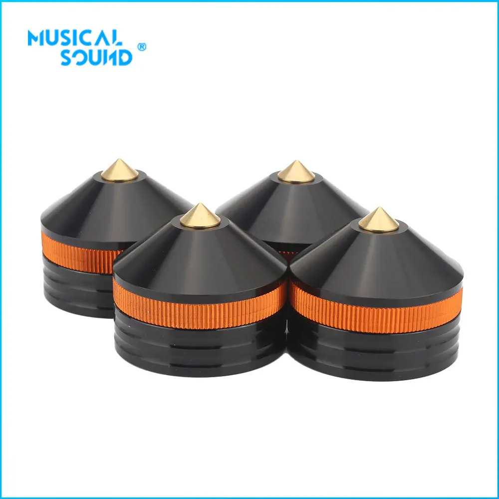 

Алюминиевый латунный наконечник для ногтей, амортизирующий усилитель, декодер для ног, Cd колонки, ножки, аудиофил, шип, аудио, Cd ножная подуш...