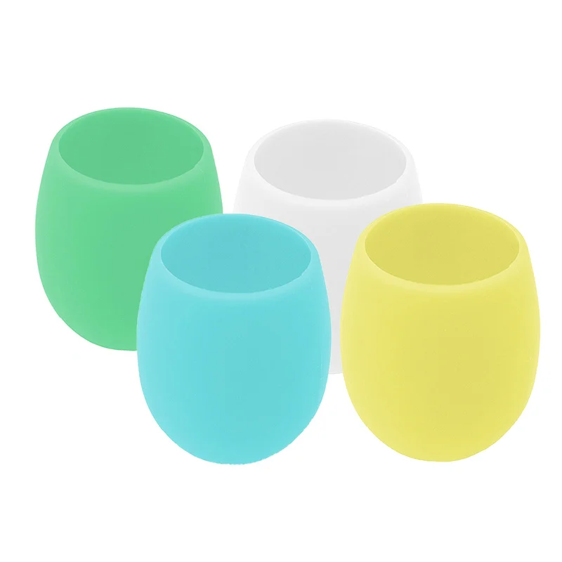 

High Quality Silicone Red Wine Glass Bottle Portable Eco-Friendly Outdoor Rubber Cups For Travel Picnic Pool Boat Camping