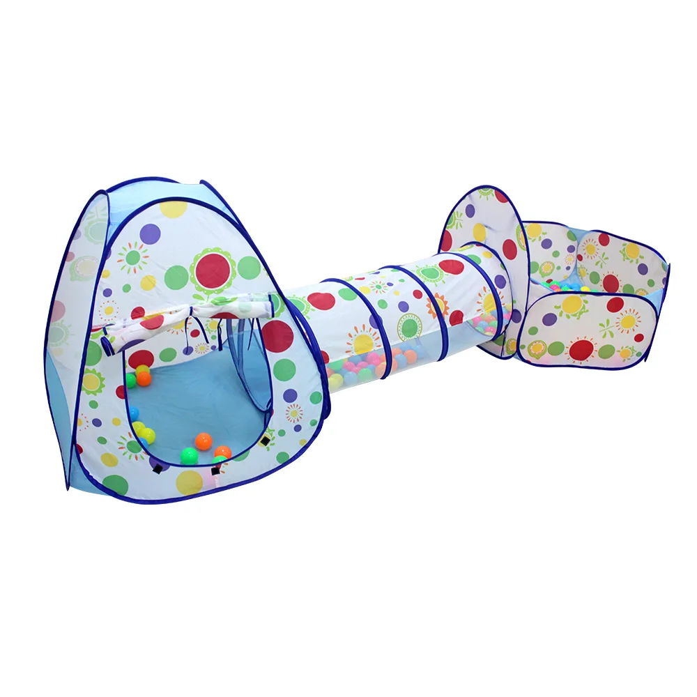 Детские игровые палатки ползучие туннели и шаровая яма отскоки Playho палатка для