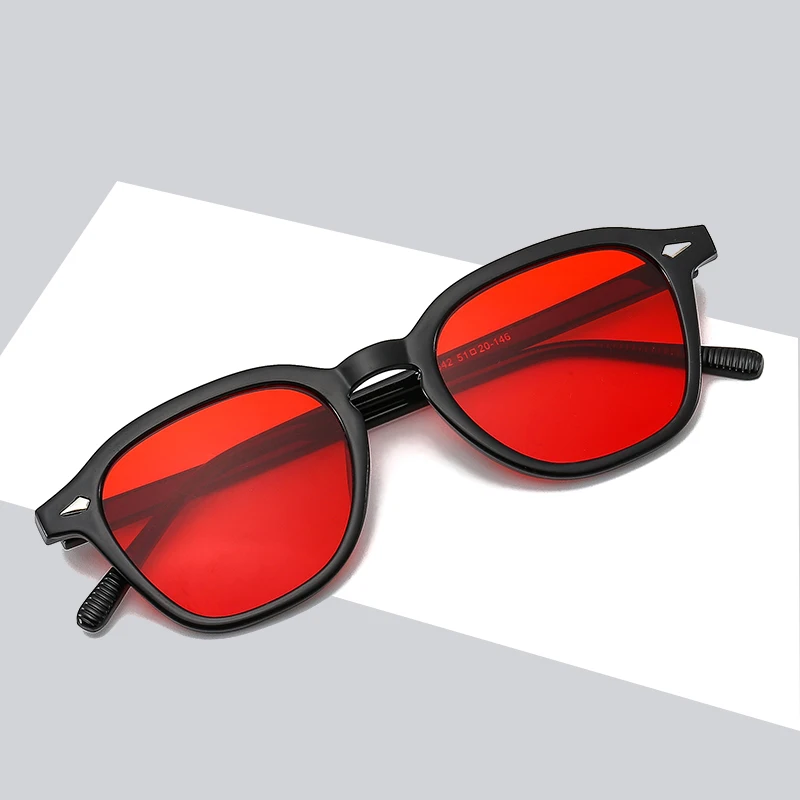 

Fashion New Square Platic Sunglasses Vintage Women Men Black Personality Desige Shade Sun Glasses Outdoor Trend UV400