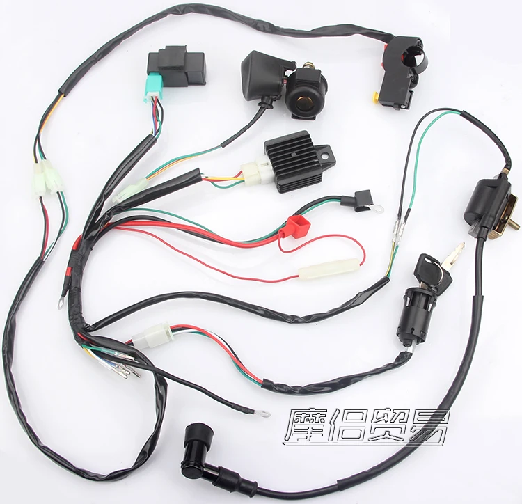 Жгут проводов для мотоцикла CDI соленоидный выпрямитель катушки зажигания 50 куб.