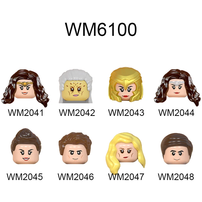 

Movies Series Building Blocks WM2041 WM2042 WM2043 WM2044 WM2045 WM2046 WM2047 WM2048 WM6100 Action Figures Heads Toys For Kids