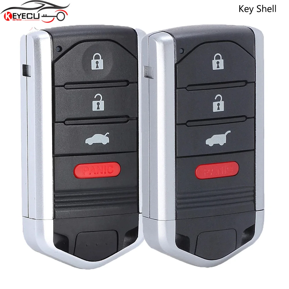 

Чехол для смарт-ключа KEYECU, 4 кнопки, для Acura TL 2009, 2010, 2011, 2012, 2013, 2014, 2015, FCCID: M3N5WY8145
