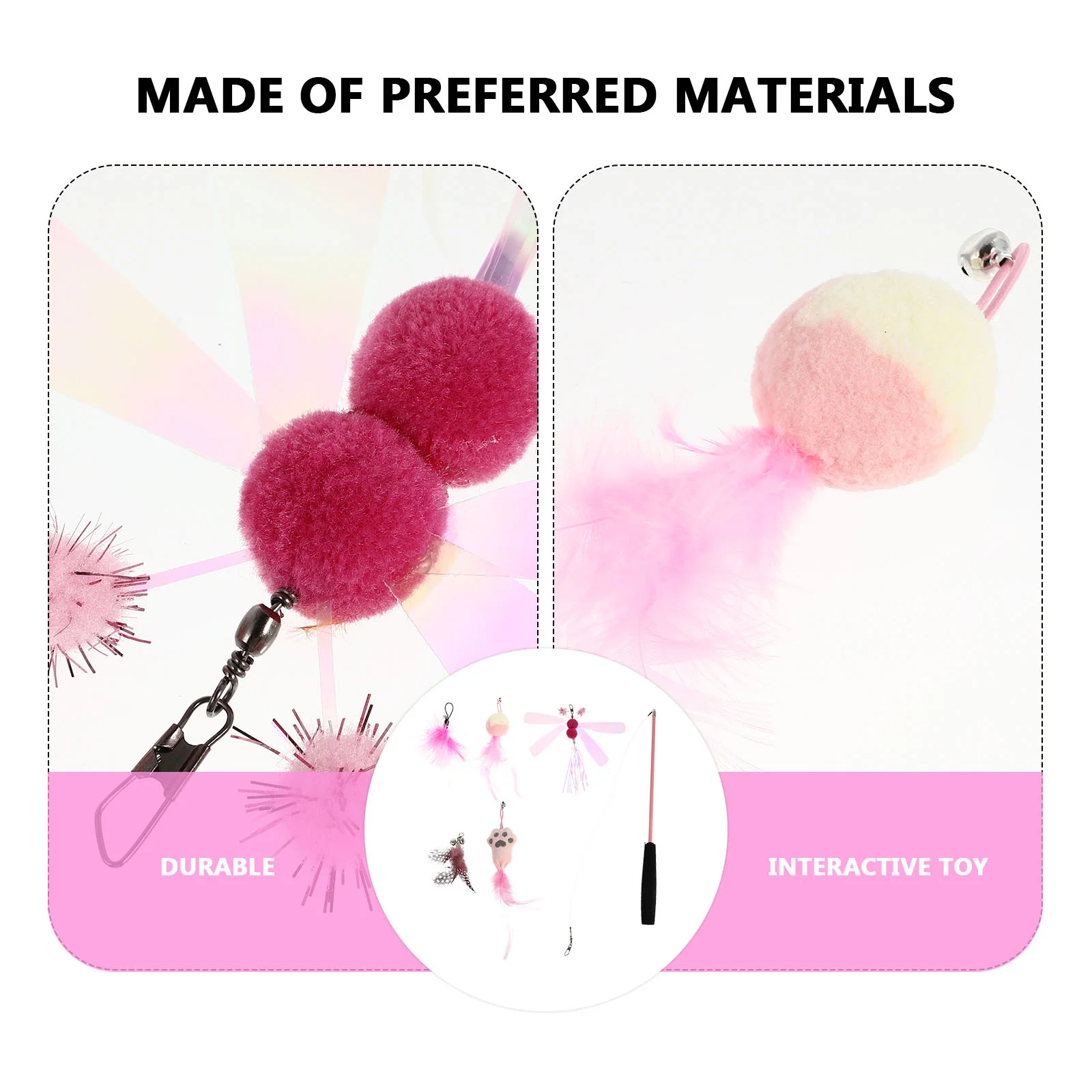 1 Набор игрушек для кошек очаровательные игрушки телескопические зубные прутки с