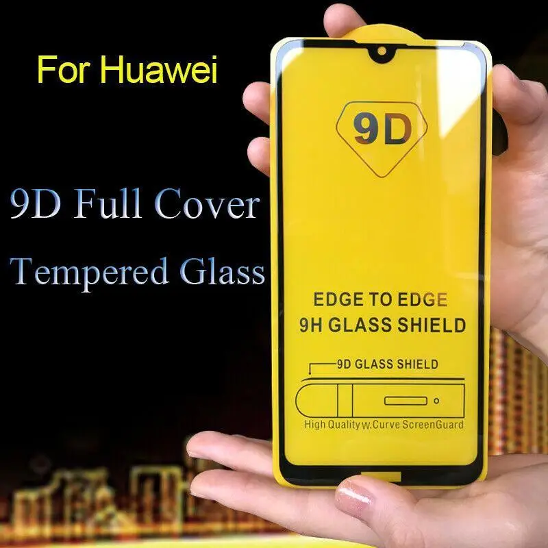 9D полное покрытие из закаленного стекла чехол HD протектор экрана для huawei P20 Lite Pro Nova 5T 5i Pro mate 30 Lite Honor 8X 8C 9X20 Pro