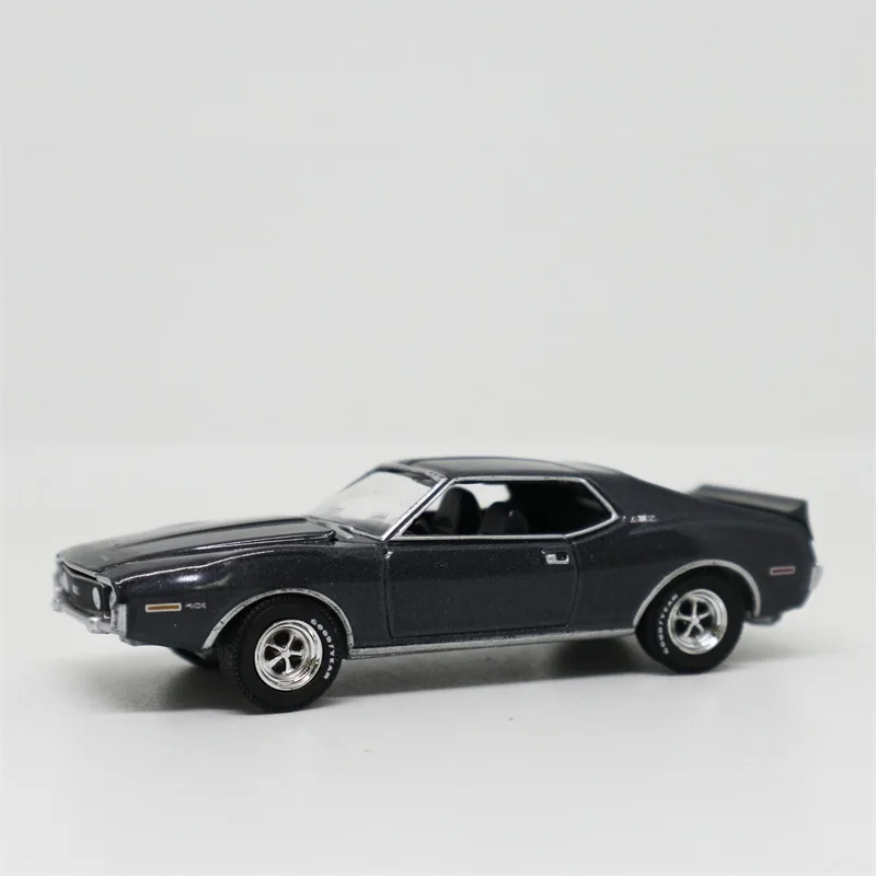 

Greenlight 1:64 1971 AMC Javelin AMX Gray Metallic Diecast Model Car Loose