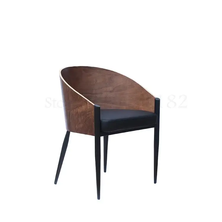 Модный Железный Стул с ножками железная креативная мебель обеденный стул