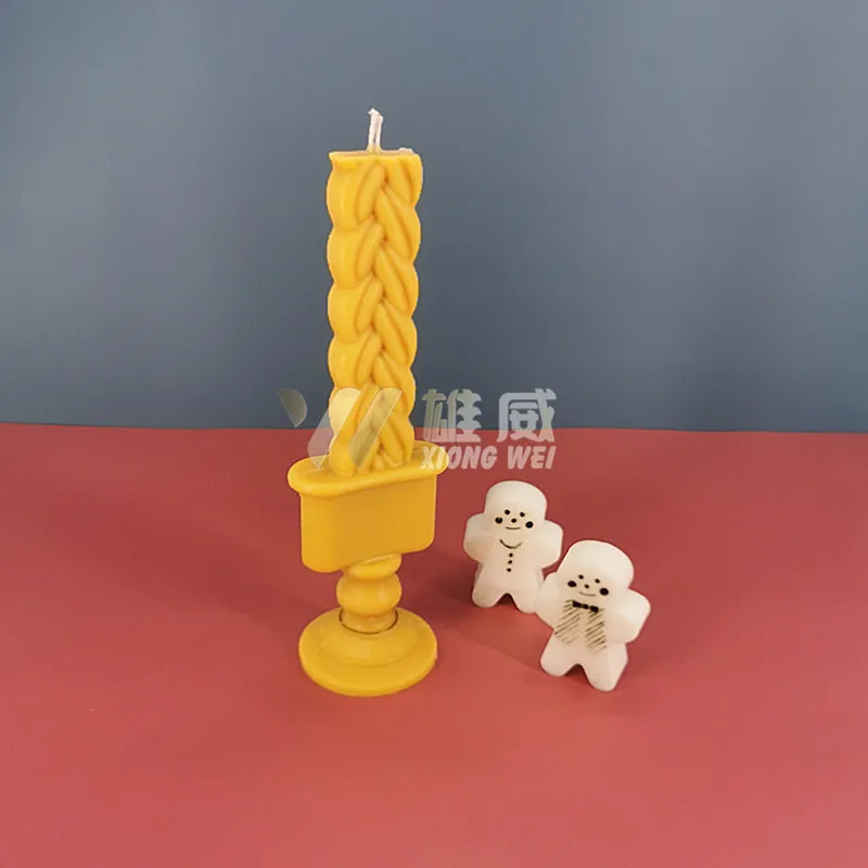 

Ins Twist European style Candle Mold for Handmade Desktop Decoration Gypsum Aromatherapy Candle Acrylic Plastic Mould