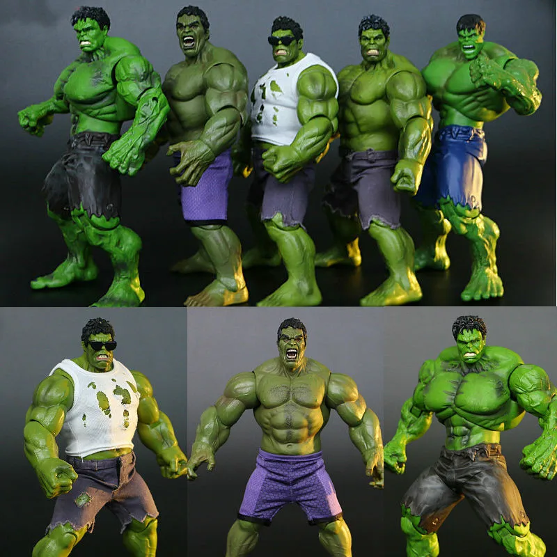 

26cm Disney The Avengers Action Figures Hulk PVC Big Size Jointed Model Super Hero Toys Collectible Boy Gifts Decoration Statue