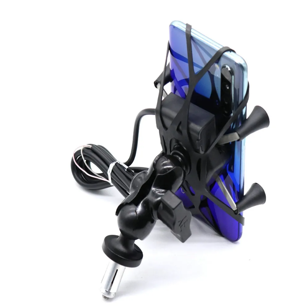 Держатель для телефона USB зарядное устройство YAMAHA YZF R25 R3 MT10 MT09 MT07