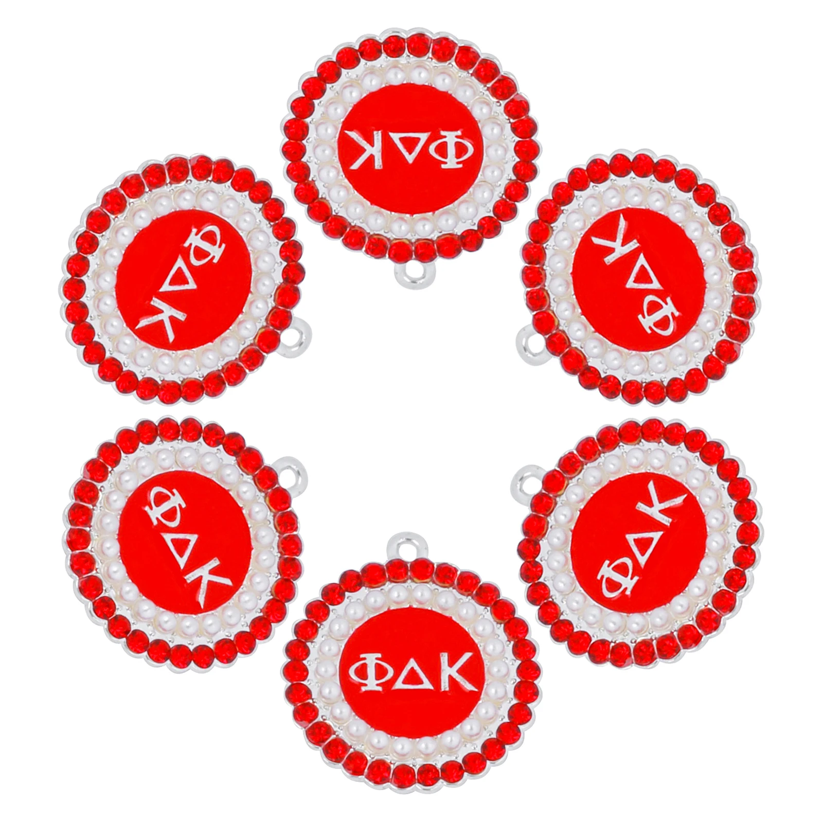 

10pcs Aolly ΦΔΚ Organization Charms for women DIY jewelry accessories