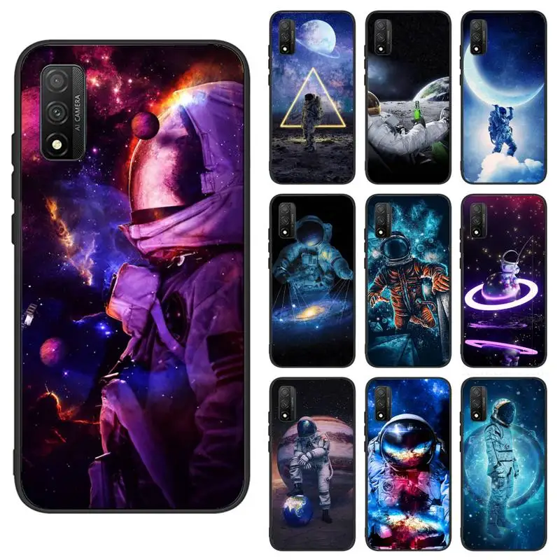 

Starry sky Astronaut Phone Case for Samsung Galaxy J2 J4 J5 J6 J7 J8 Note5 7 8 9 10 20 prime plus lite ultra pro Fundas cover